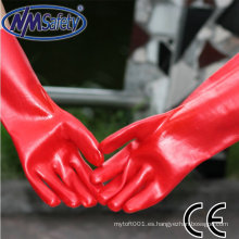 NMSAFETY impermeable a prueba de agua completo PVC guante / guante de trabajo